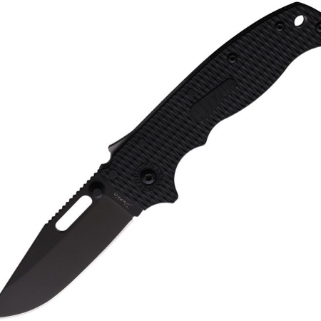 Demko – DEMAD205F15B – AD 20.5 Shark Lock Coated Folding Knife – G10 D2 – Black