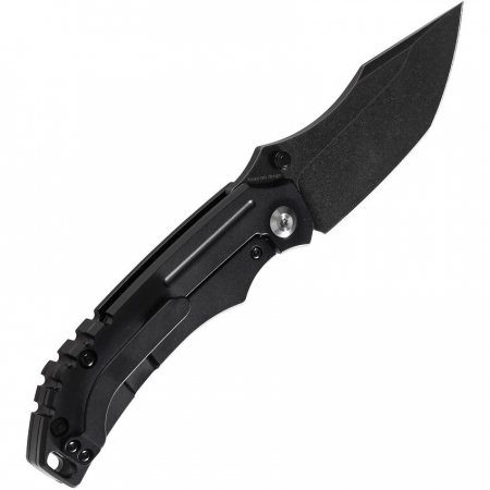 Kansept Knives – K1018A5 – Pelican EDC Framelock Coated Tanto Folding Knife – CPM S35VN Titanium – Black