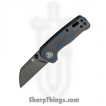 QSP – QS130XSD2 – Mini Penguin Folding Knife – 14C28N G10 CF – Two Tone Black and Blue
