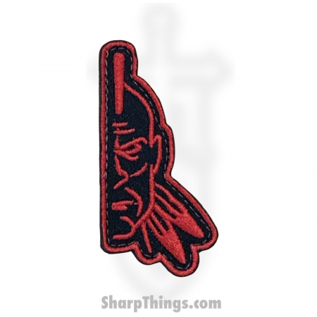 Half Face Blades – HFBPTCH – Patch – Black and Red – Velcro Back