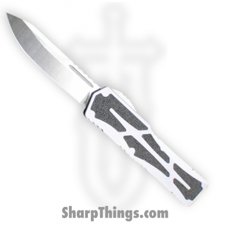 Heretic Knives – H039-2A-GRAY – Colossus – Clip point Auto OTF – Stonewash CPM Magnacut – Gray