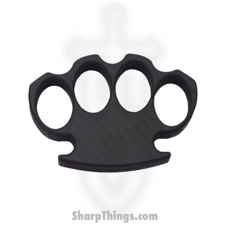 Misc – KN-CF – Lightweight Brass Knuckle Puncher – Carbon Fiber – Black