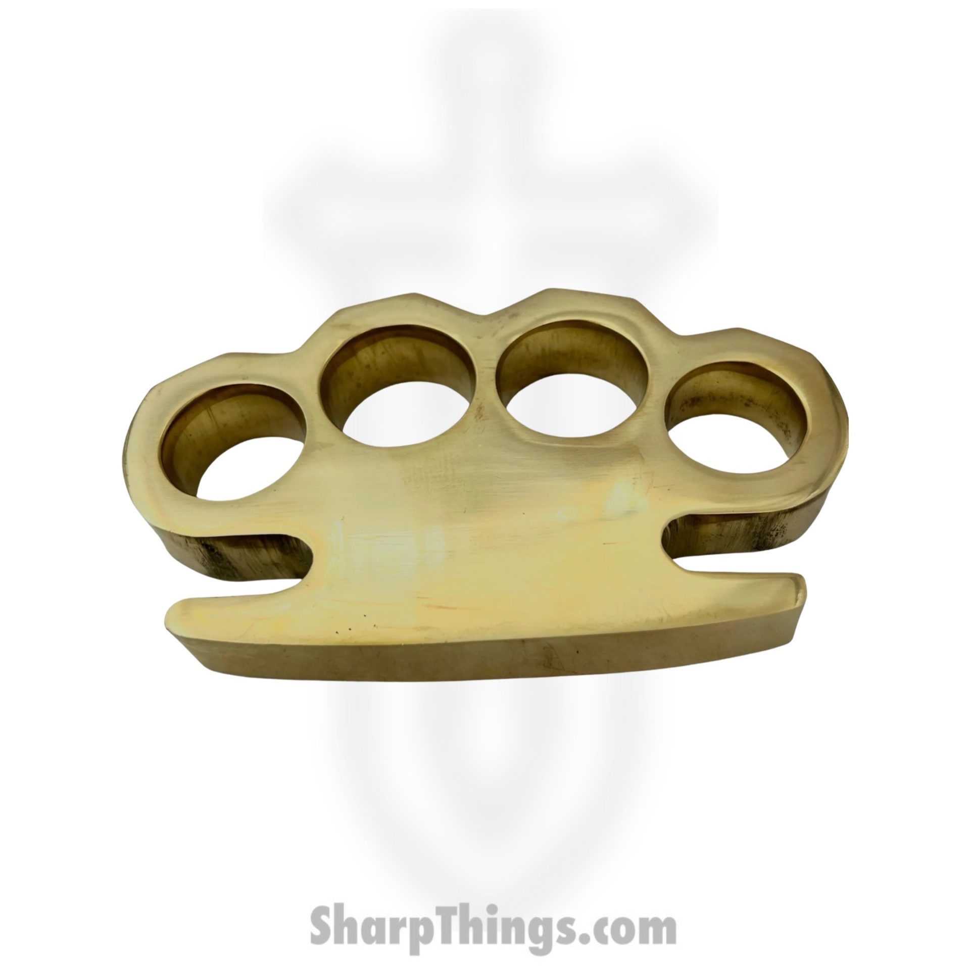 Misc - KT-001-BS - 650 Grams Solid Real Brass Knuckles - Sharp