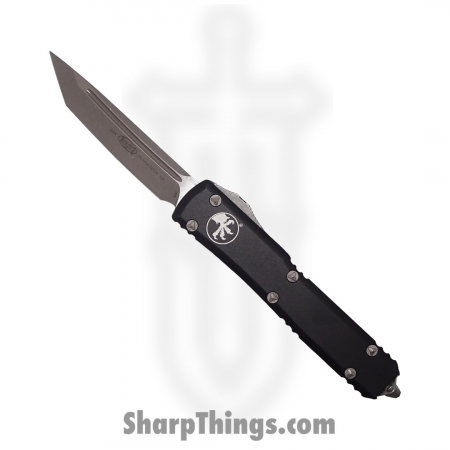 Microtech – 123-10AP – Ultratech Apocalyptic Automatic OTF Tanto Blade Knife – Black