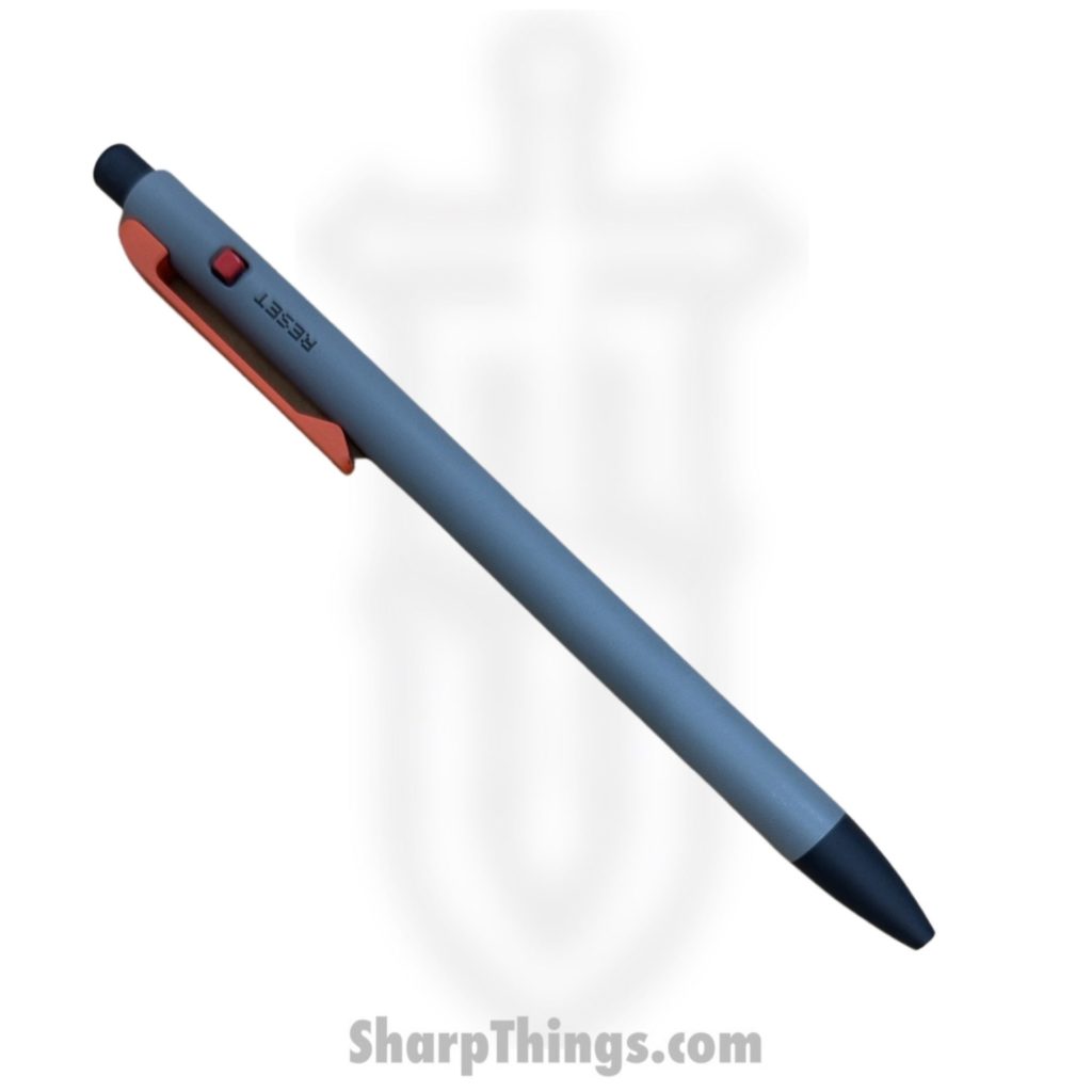 Tactile Turn – 10-SS1-SEA-BIT – Slim Side Click Pen – Standard – Titanium – Seasonal Release 8-BIT