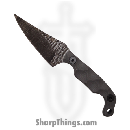 Stroup Knives – MINI1-GREY-G10 – Mini Mod 1 Acid Wash Fixed Blade Knife – G10 1095 – Grey