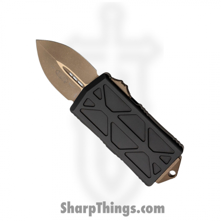 Microtech – 157-13AP – Exocet OTF Money Clip Automatic OTF Apocalyptic Knife – Bronze