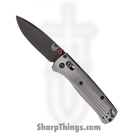 Benchmade – 535BK-4 – Bugout – Folding Knife – M390 Coated Drop Point – Aluminum – Black/Grey