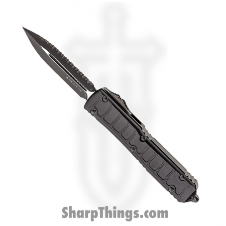 Microtech – 122II-3TS – Signature Series Ultratech II D/E Tactical Auto OTF Knife – Black