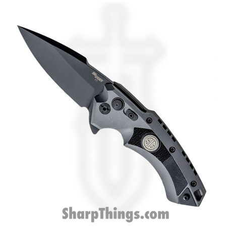 Hogue – 36572 – SIG X5 Emperor Scorpion Flipper Knife – CPM 154 Aluminum – Grey and Black