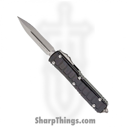 Microtech – 122II-10S – Ultratech II D/E Side Step Auto OTF Knife – Black