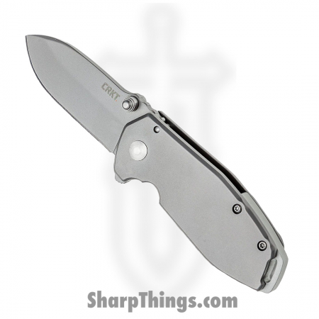 CRKT – CR2492 – Squid Framelock A/O Bead Blasted Flipper Knife – 8Cr14MoV Stainless – Grey