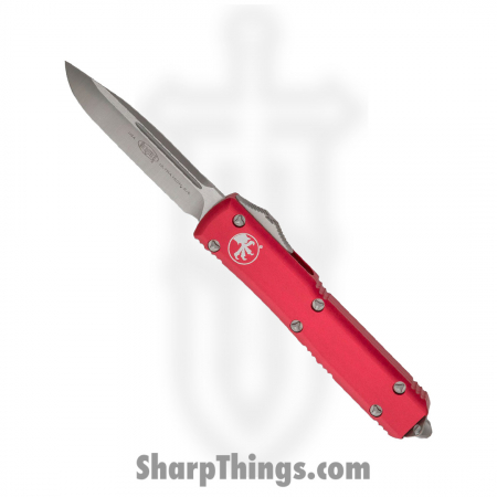 Microtech – 121-4RD – Ultratech OTF S/E Automatic Knife – 6061-T6 Aluminum – Red