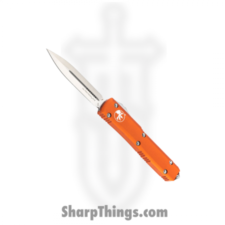Microtech – 122-4OR – Ultratech OTF D/E Dagger – 6061-T6 Aluminum – Orange