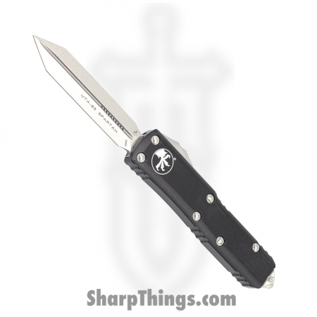 Microtech – 230-10 – UTX-85 Spartan Stonewash Standard OTF Knife – Black