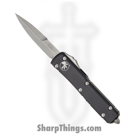 Microtech – 120-10 – Ultratech Automatic OTF D/E Bayonet Blade – Black