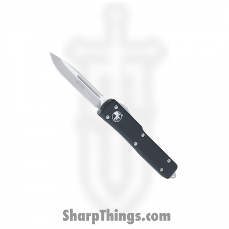 Microtech – 148-4 – UTX-70 Auto Drop Point OTF Knife – Black