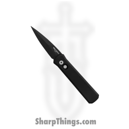 ProTech – PT-721 – Godson – Automatic Knife – 154CM Black Spear Point – Aluminum – Black