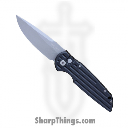 ProTech – TR-3 Tactial Response 3 Clip Point Auto Folding Knife – 154CM Black Grooved