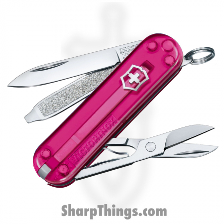 Victorinox – VN06223T5G – Classic SD Cupcake Dream – Folding Knife –  Stainless Polished Multi Tool – ABS/Celidor – Pink