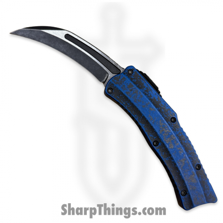 Heretic Knives – H060-14A-BRKBLU – Roc – Two Tone Magnacut – Breakthrough Blue