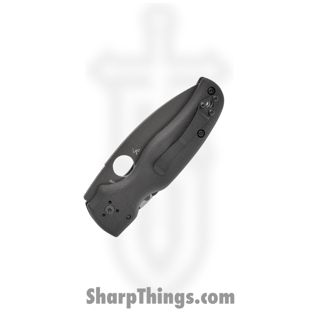 Spyderco - SC229GSBK - Shaman - Folding Knife - S30V Coated Drop Point - G10 - Black - Image 3