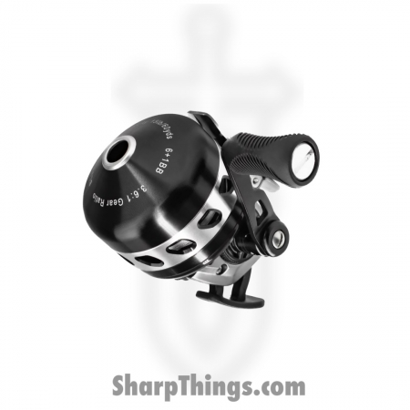 BALLISTA – BAL-RE-02 – BL33 Spincast Reel – Aluminum Alloy and Stainless Steel – Rubber – Black and Stainless