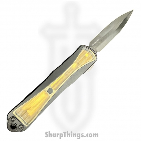 Heretic Knives – H028-6A-ULTEM – Manticore E Ultem – Magnacut DLC Double Edge – 6061 T6 with Ultem inlay – Black|Ultem