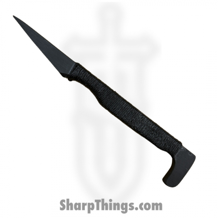 Revenant Corps – RCIMPWHBK – IMP With Hook – Fixed Blade Knife – Black All G-10 – Hemp Twine Wrap – Black