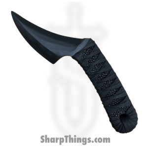 Revenant Corps – RCRPR01BK – Reaper – Fixed Blade Knife – All G-10 Talon Blade – Tsukomaki and Rayskin Wrap – Black