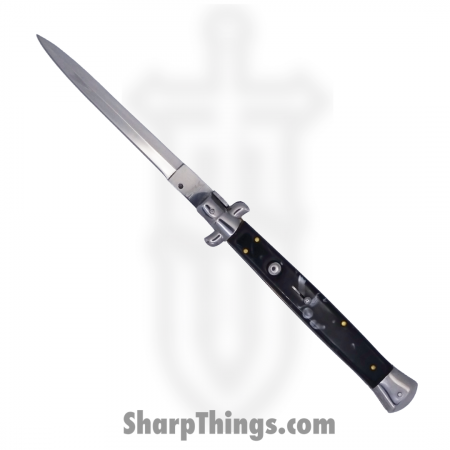Steel River Knives – sbbol13bh – Groso 13in Stilleto – 440c Satin Bayonet – Synthetic – Black