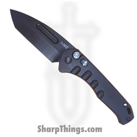 Medford Knife – MK206SPT-42AB-TPCP-Q4 – Swift Auto – S45VN PVD Tanto – Black – PVD HW