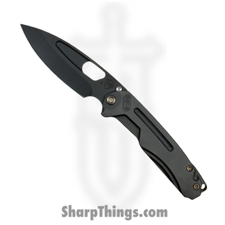 Medford Knife – MK0314PQ-30PV-T1C1-BP – Infraction – Folding Knife – PVD S45VN Drop Point – PVD Titanium – Black