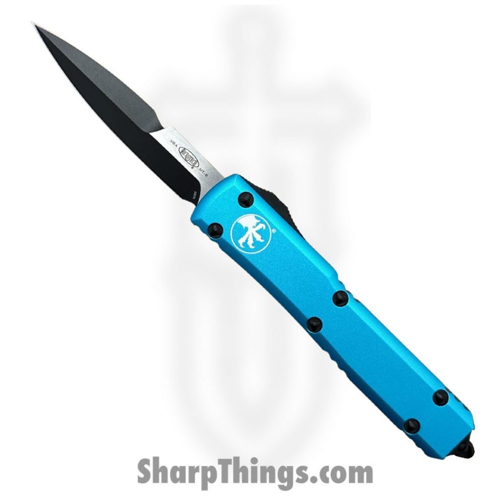 Microtech – 120-1TQ – Ultratech – Coated Bayonet – 6061 T6 – Turquoise