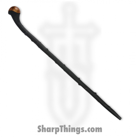 UNITED CUTLERY – UC2970 – Blackthorn Shillelagh Cane  – Polypropylene Impact resistant faux wood cap- Black Brown