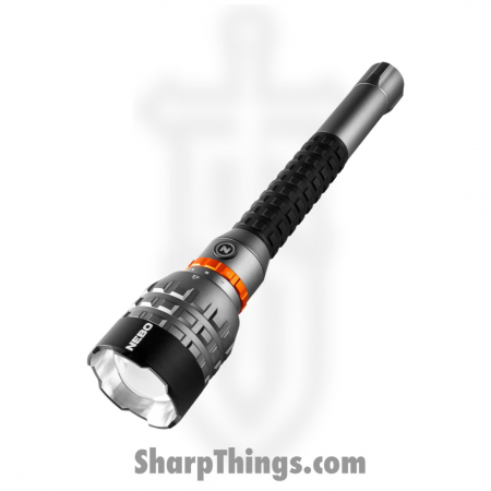 Nebo – NEB-FLT-1068 – Davinci 18000 Lumen Flashlight – Aluminum – Black Grey and Orange