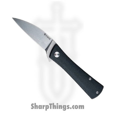 Finch Knife Co. – SV402 – Shiv – 14c28n Satin  – Shadow Black Micarta