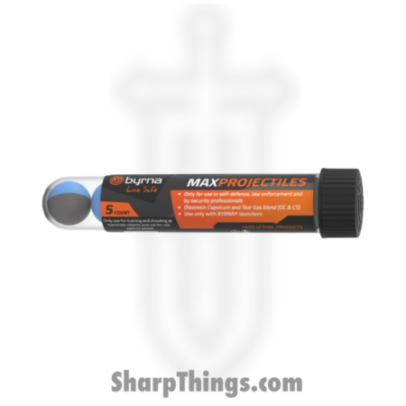 Byrna – HH68316 – Max Projectiles 5ct – Blister Pack