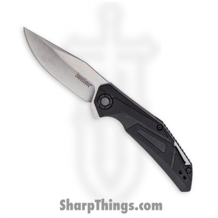 Kershaw – 1370 – Camshaft – Folding Knife – 4Cr14 Stonewash Clip Point – Glass Filled Nylon – Black