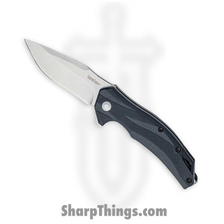 Kershaw – 1645 – Lateral – Folding Knife – 8Cr13MoV Stonewash Drop Point – Glass Filled Nylon – Gray