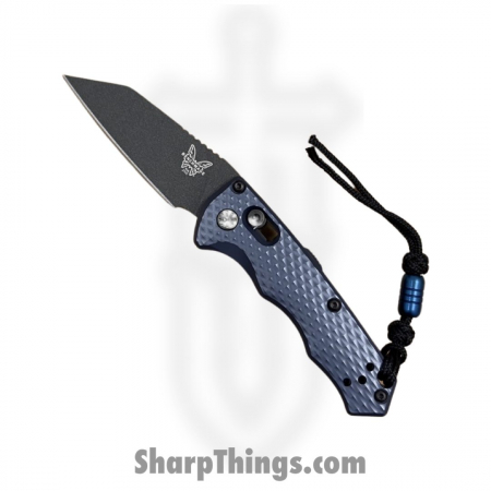 Benchmade – 2900BK – Full Immunity – Automatic Knife – CPM M4 Coated Wharncliffe – 6061 T6 Aluminum – Crater Blue
