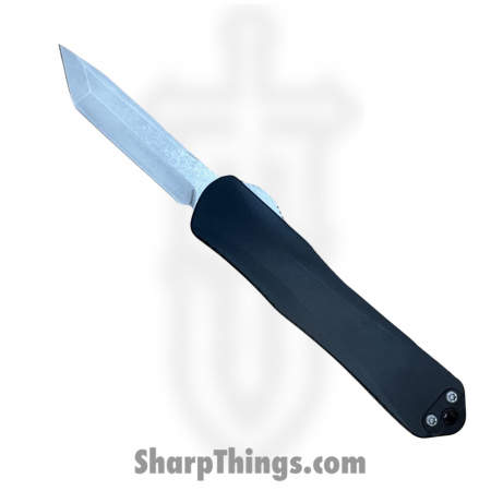 Heretic Knives – H027-2A – Manticore E – OTF Auto – Magnacut Stonewash Tanto – 6061 T6 Aluminum – Black