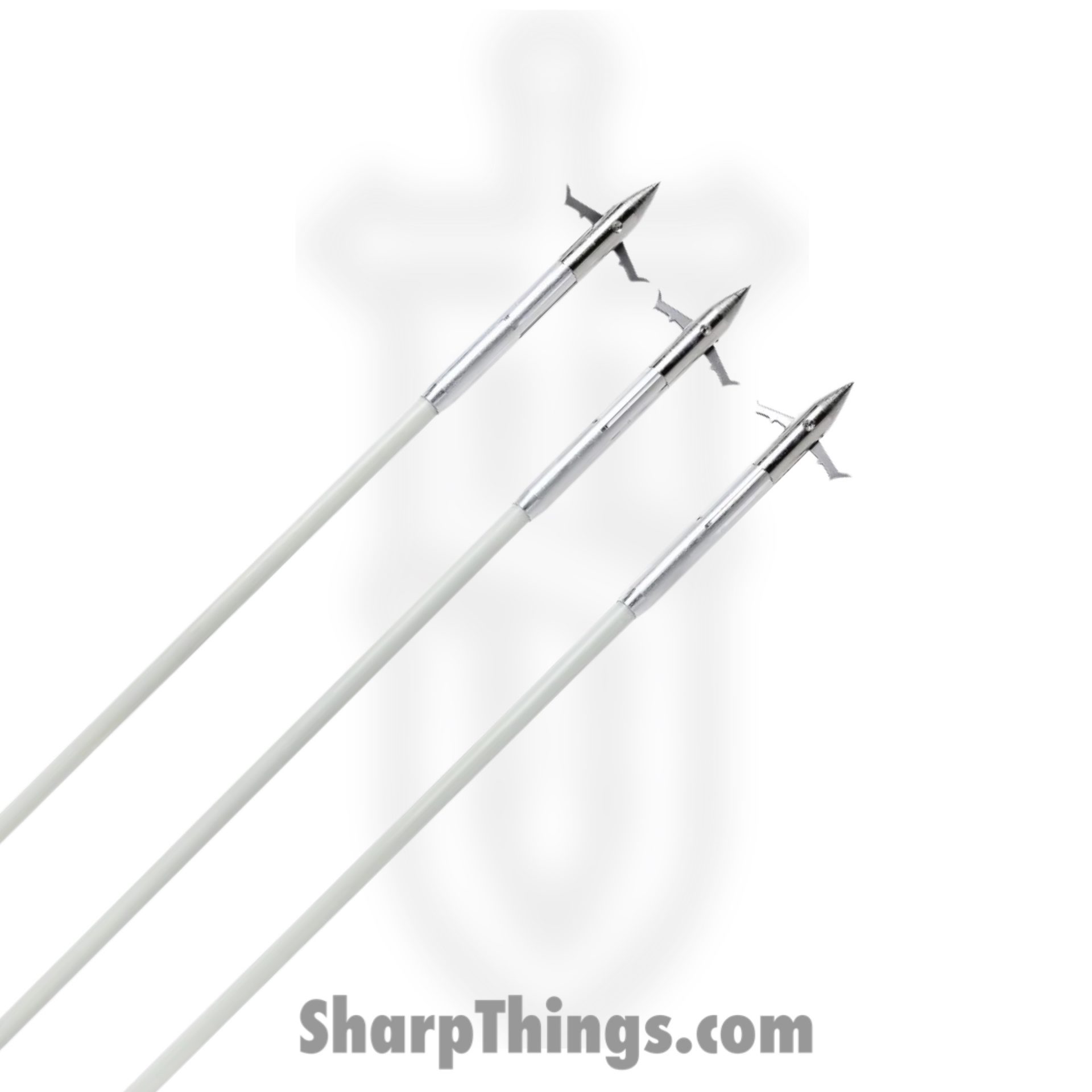 BALLISTA - BAL-AC-03 - Bowfishing Arrows (Pack of 3) - White - Sharp Things  OKC
