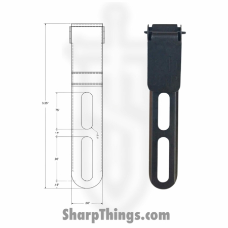 ULTICLIP – 238-DSLIM33 – SLIM 3.3 – Steel – Black