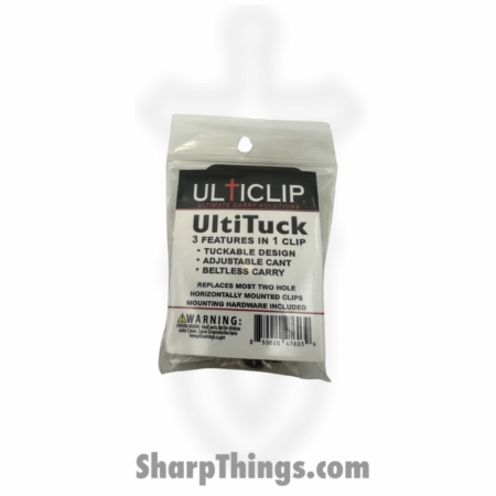 ULTICLIP – 39-DTUCK – UltiTuck -Steel – Black