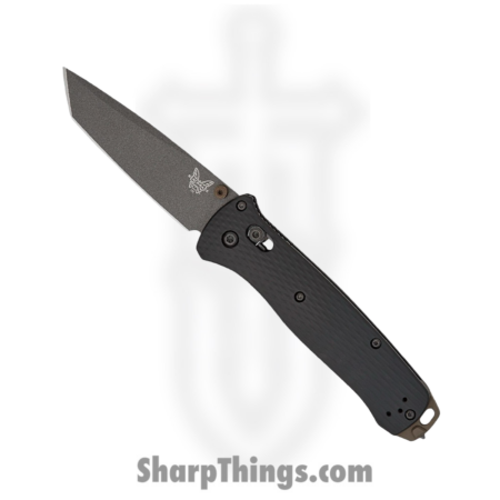 Benchmade – 537SGY-03 – Bailout – Folding Knife – Tungsten Grey Cerakote M4 Part Serrated Tanto – Aluminum – Black