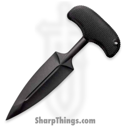 Cold Steel – CS92FPA – FGX Push Blade I – Fixed Blade Knife – Griv-Ex™ Black Dagger – Kray-Ex™ Grip – Black