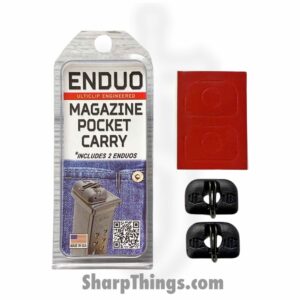 ULTICLIP - ENDUO-D - Enduo Magazine Pocket Carry - Steel - Black