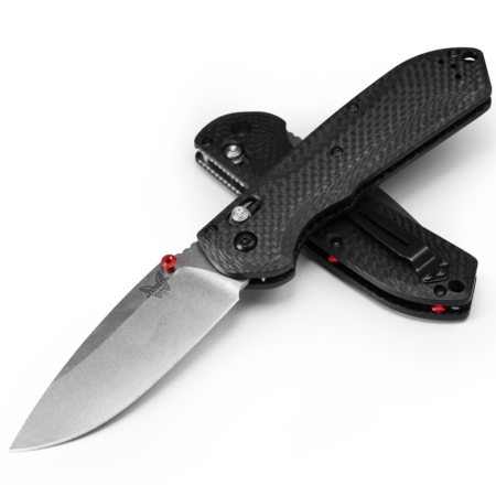 Benchmade – 560-03 – Freek – Folding Knife – CPM S90V Satin Drop Point – Carbon Fiber – Black