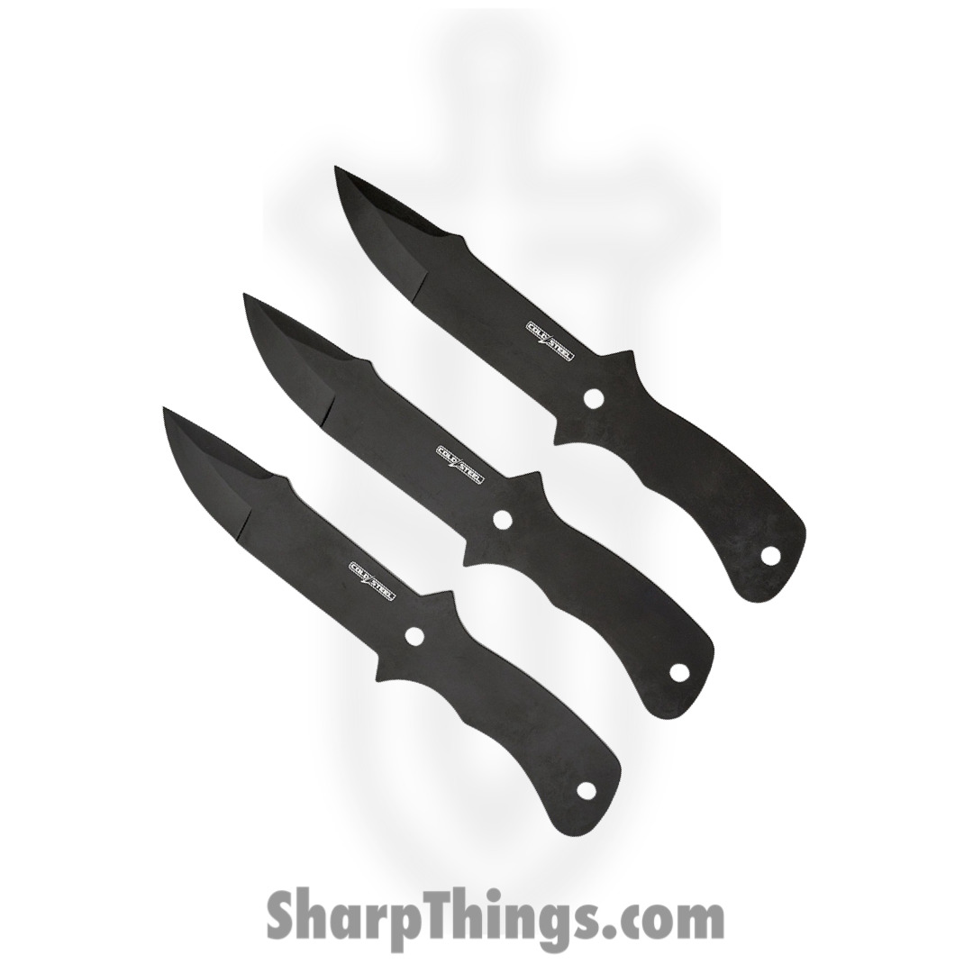 Set of 3 Cougar Rainbow throwing knives in AISI 420 steel (COLLK103)